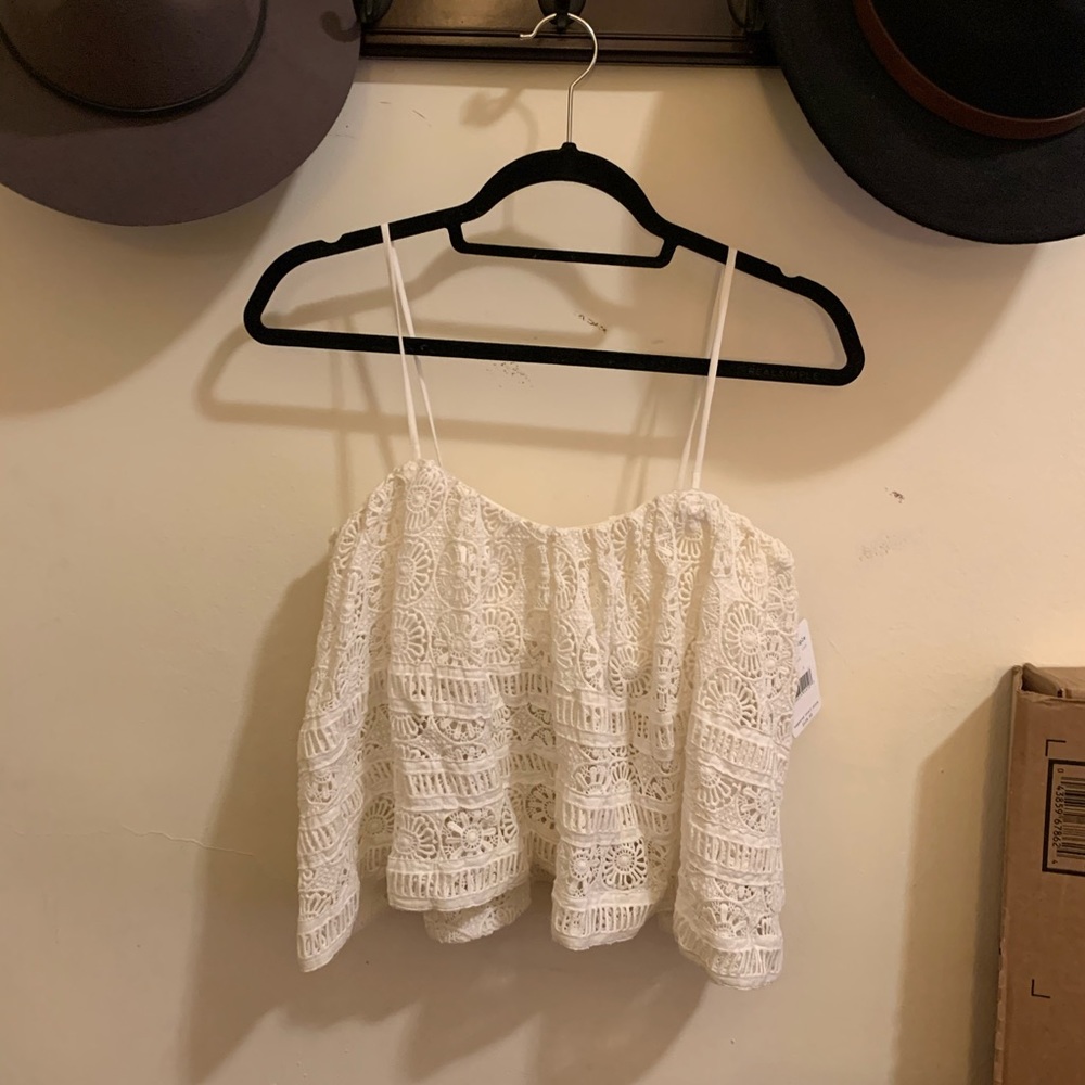 NWT Free People Lace Top